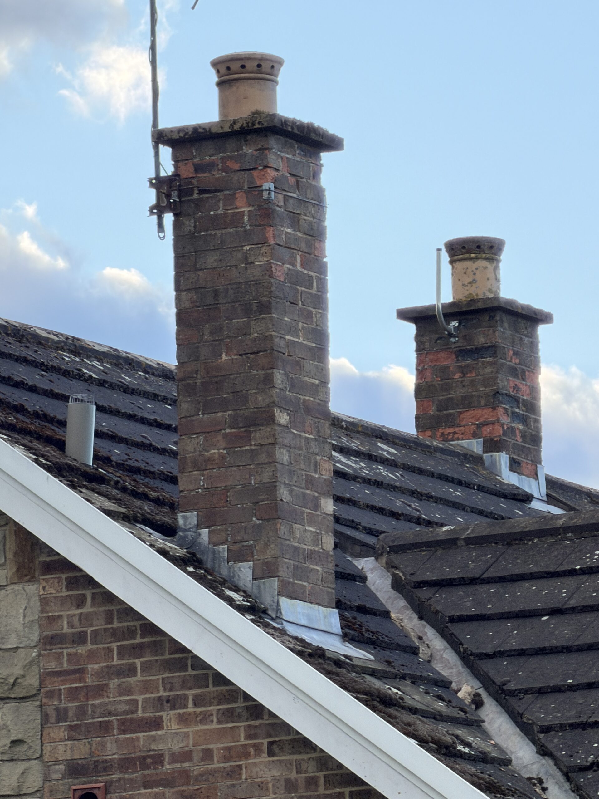 roof leaks around chimneys