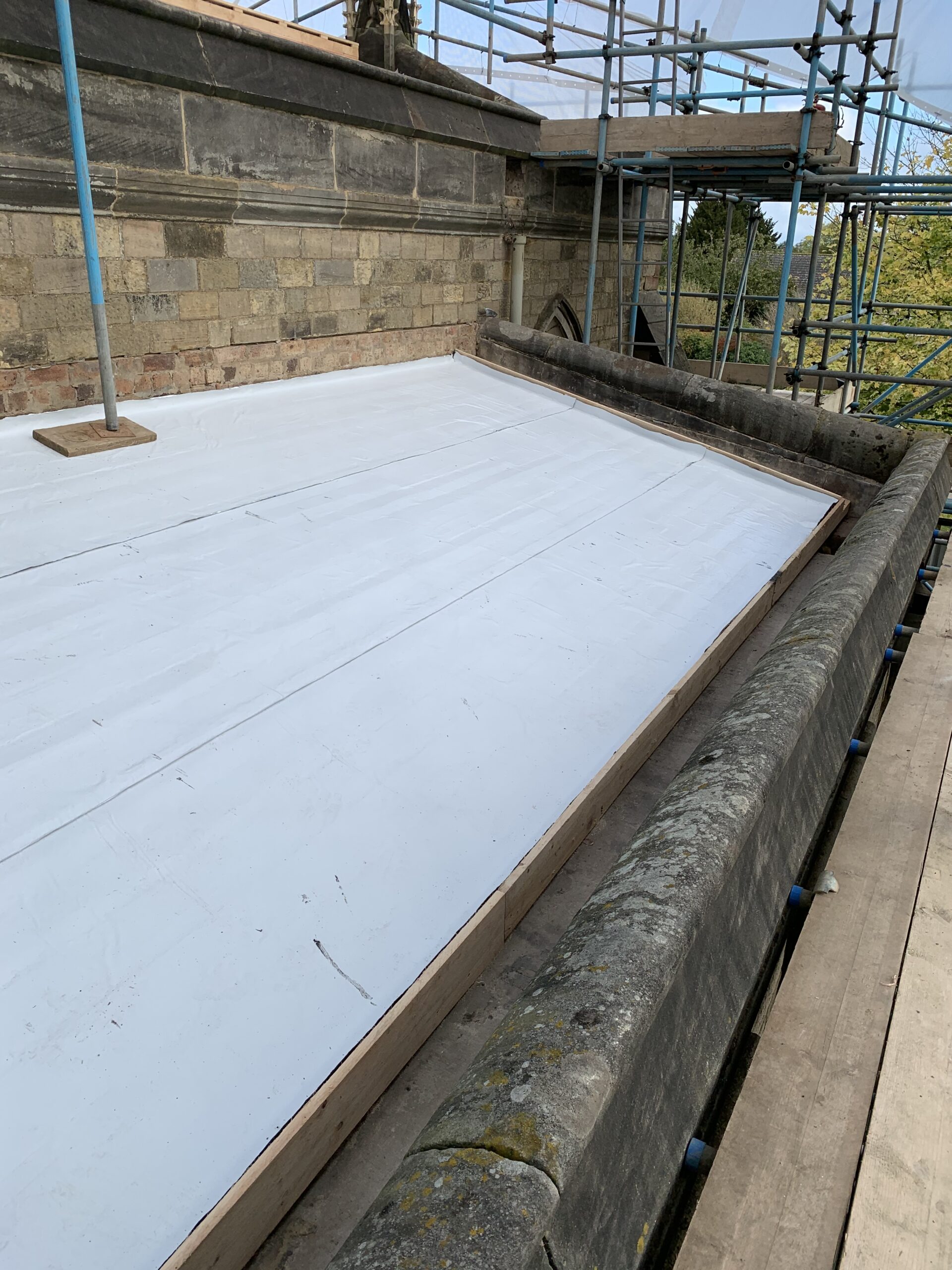 lead roof vapour control