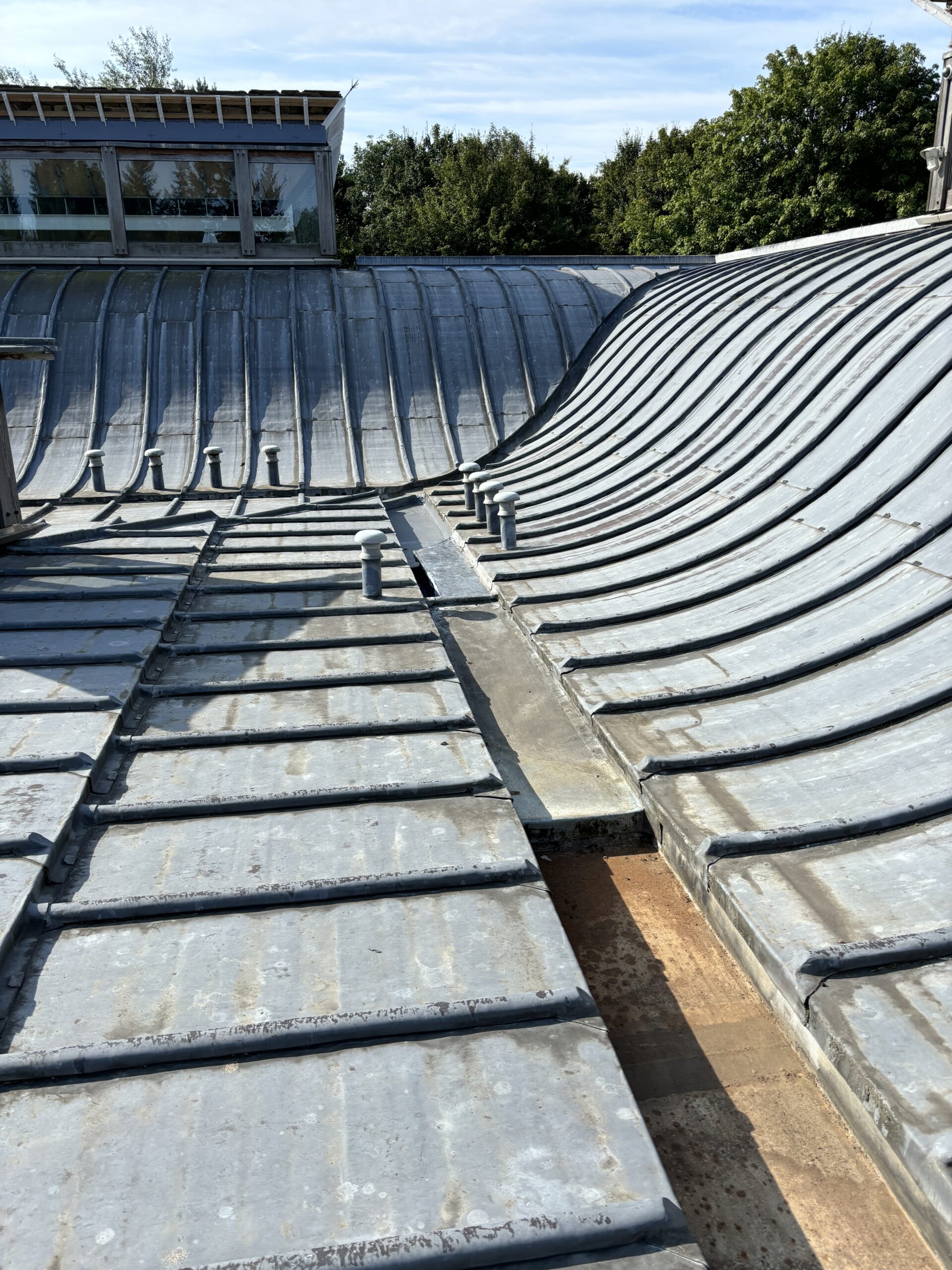 lead roof condensation