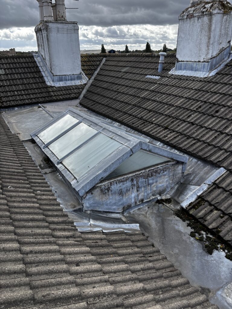 lead roof condensation